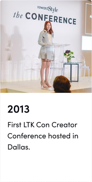 First LTK Con Creator Conference hosted in Dallas.