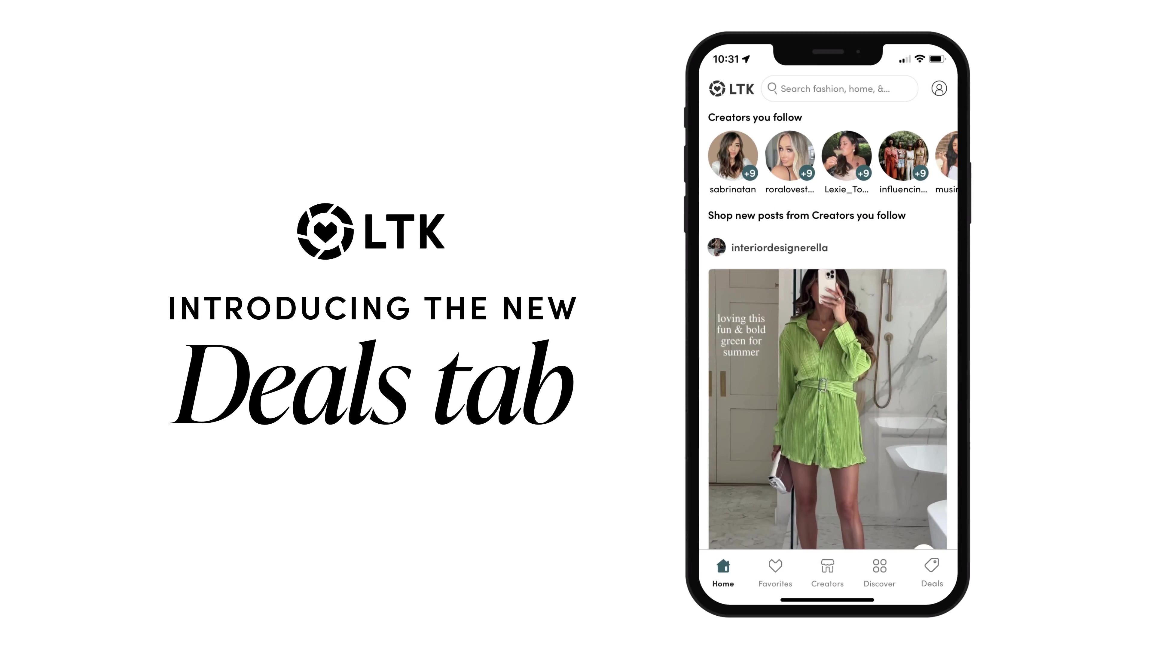 LTK Creator Guided Shopping App Launches Dedicated Destination for Deals to Shop Creators Top Sale Finds